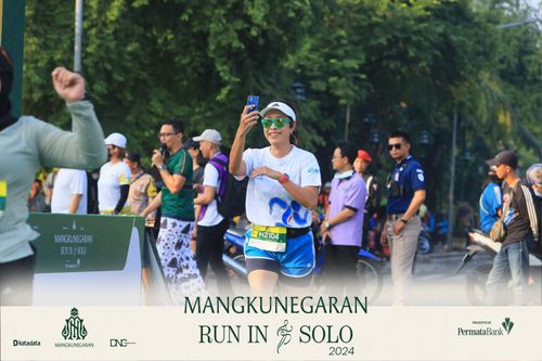 Race photo from Mangkunegaran Run 2024