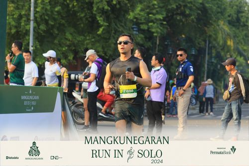 Race photo from Mangkunegaran Run 2024