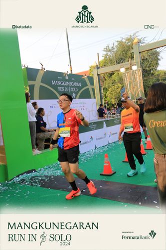 Race photo from Mangkunegaran Run 2024