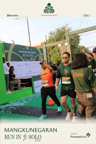 Race photo from Mangkunegaran Run 2024