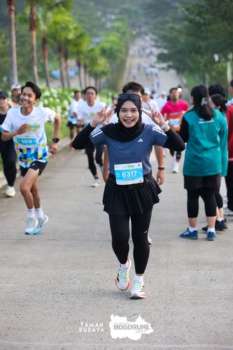 Race photo from Taman Budaya x BOGORUN 2025