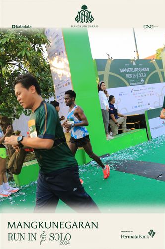 Race photo from Mangkunegaran Run 2024