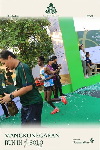 Race photo from Mangkunegaran Run 2024