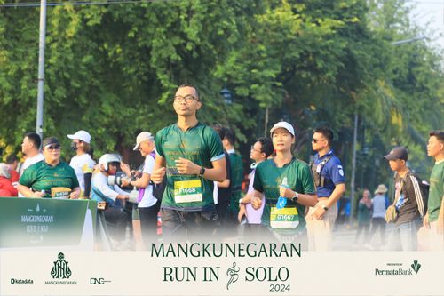 Race photo from Mangkunegaran Run 2024
