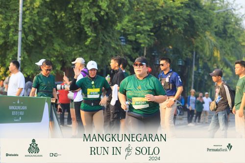 Race photo from Mangkunegaran Run 2024