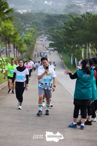 Race photo from Taman Budaya x BOGORUN 2025
