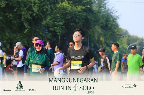 Race photo from Mangkunegaran Run 2024