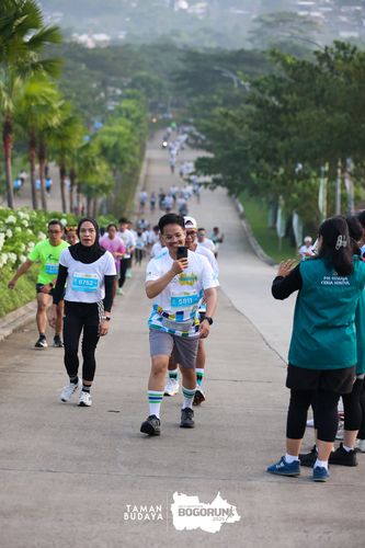 Race photo from Taman Budaya x BOGORUN 2025