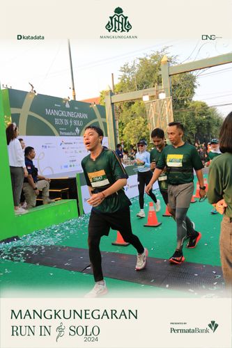 Race photo from Mangkunegaran Run 2024