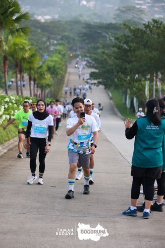 Race photo from Taman Budaya x BOGORUN 2025