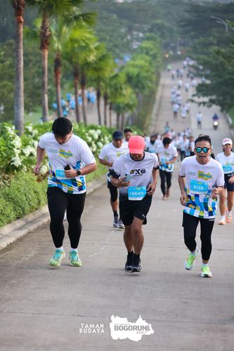 Race photo from Taman Budaya x BOGORUN 2025