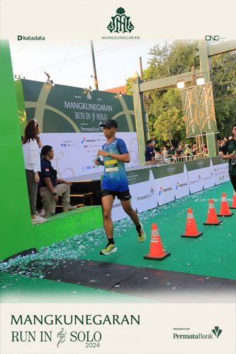 Race photo from Mangkunegaran Run 2024