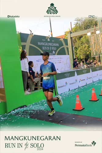 Race photo from Mangkunegaran Run 2024