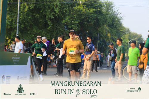 Race photo from Mangkunegaran Run 2024