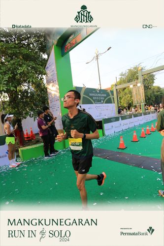 Race photo from Mangkunegaran Run 2024