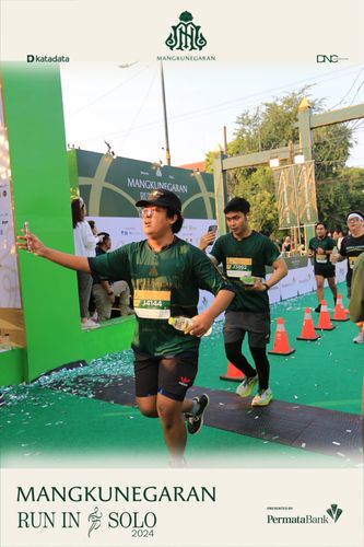 Race photo from Mangkunegaran Run 2024