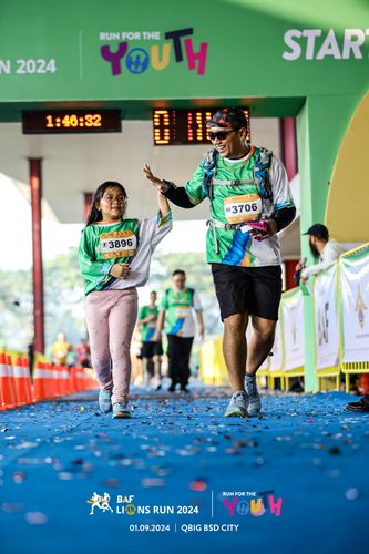 Race photo from BAF LIONS RUN 2024