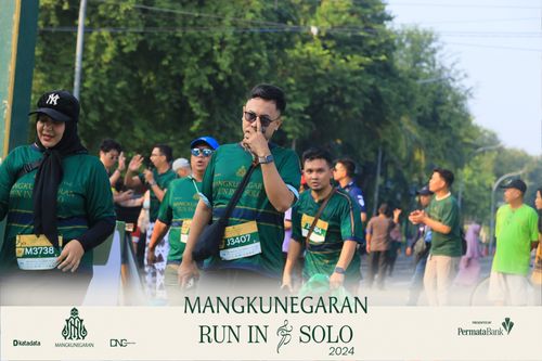 Race photo from Mangkunegaran Run 2024