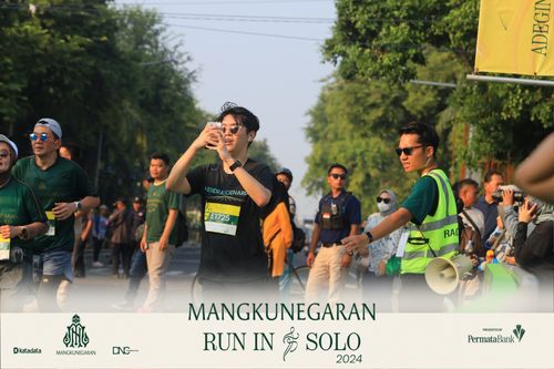 Race photo from Mangkunegaran Run 2024