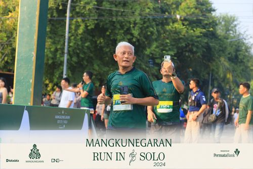 Race photo from Mangkunegaran Run 2024