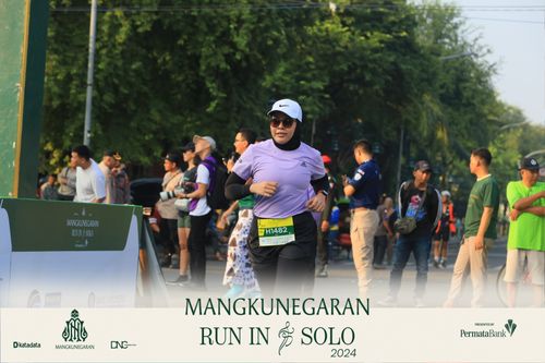 Race photo from Mangkunegaran Run 2024