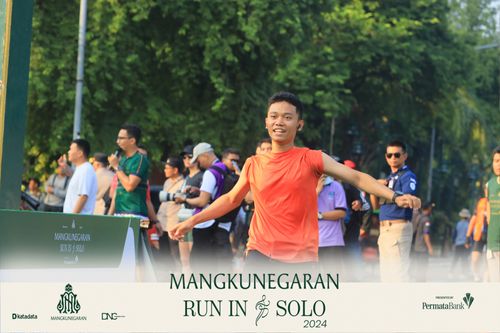 Race photo from Mangkunegaran Run 2024