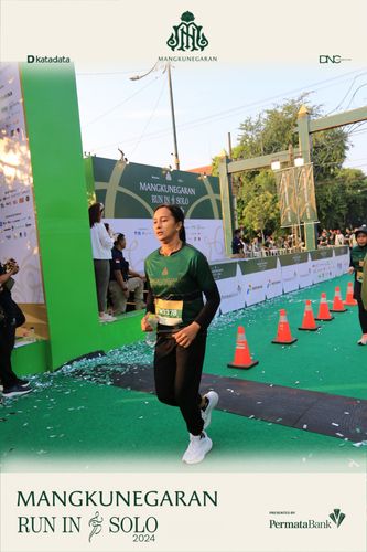Race photo from Mangkunegaran Run 2024