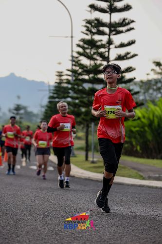 Race photo from CISANGKAN KBP CITY RUN 2025