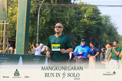 Race photo from Mangkunegaran Run 2024