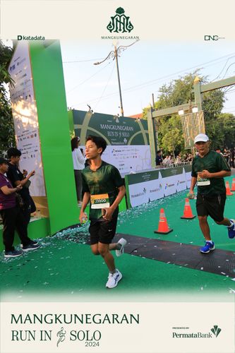Race photo from Mangkunegaran Run 2024