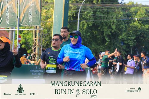 Race photo from Mangkunegaran Run 2024
