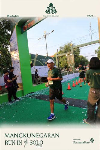Race photo from Mangkunegaran Run 2024