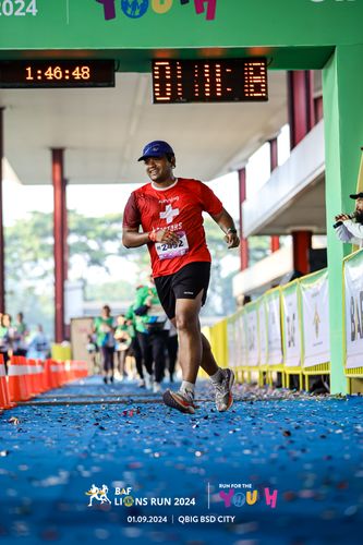 Race photo from BAF LIONS RUN 2024