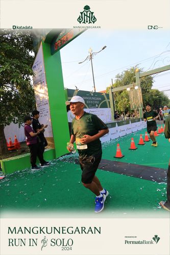 Race photo from Mangkunegaran Run 2024