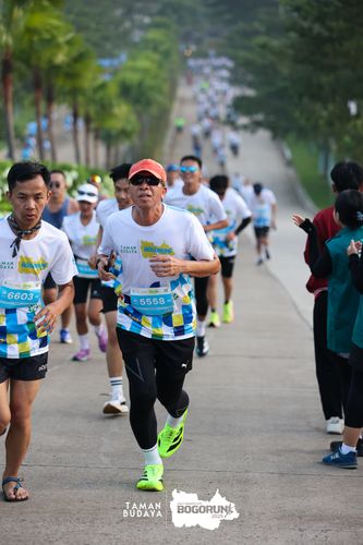 Race photo from Taman Budaya x BOGORUN 2025