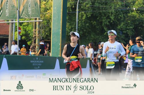 Race photo from Mangkunegaran Run 2024