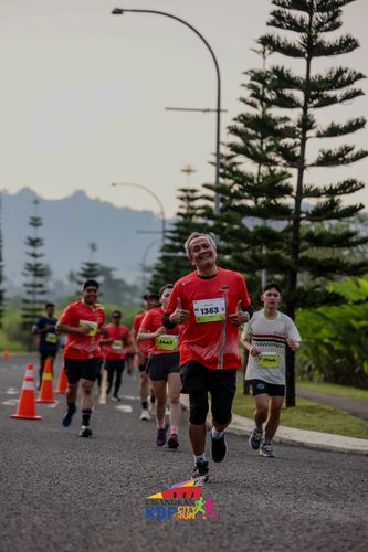 Race photo from CISANGKAN KBP CITY RUN 2025