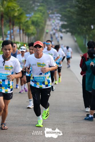 Race photo from Taman Budaya x BOGORUN 2025
