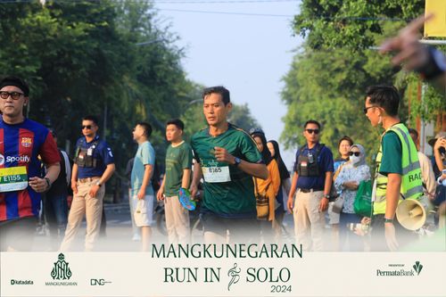Race photo from Mangkunegaran Run 2024