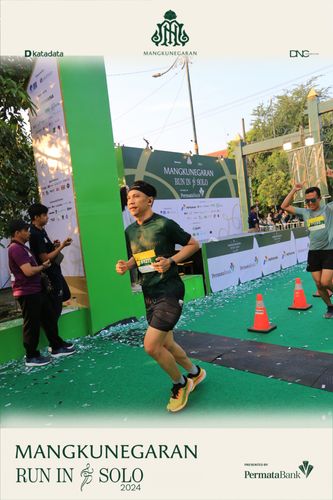 Race photo from Mangkunegaran Run 2024