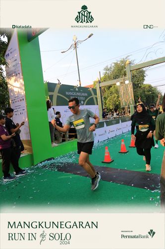 Race photo from Mangkunegaran Run 2024