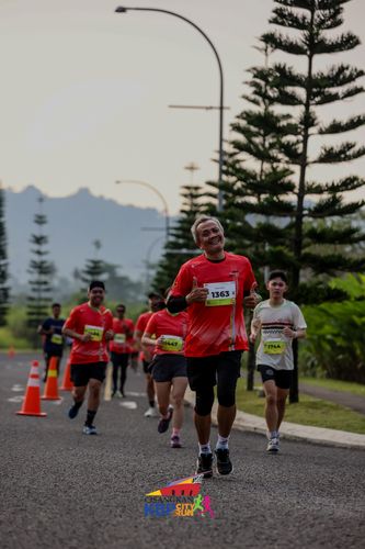 Race photo from CISANGKAN KBP CITY RUN 2025