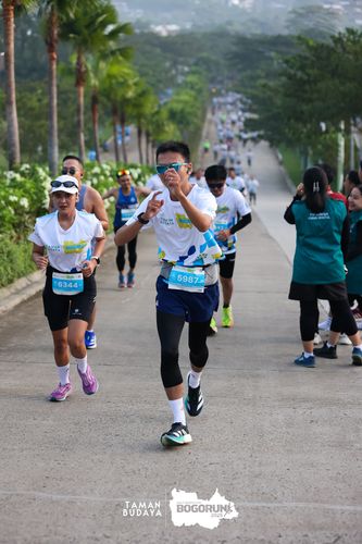 Race photo from Taman Budaya x BOGORUN 2025
