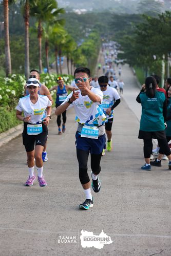 Race photo from Taman Budaya x BOGORUN 2025