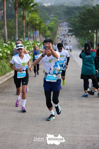 Race photo from Taman Budaya x BOGORUN 2025