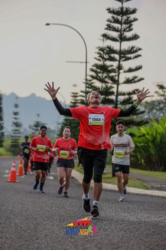 Race photo from CISANGKAN KBP CITY RUN 2025