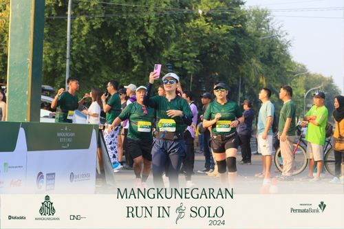 Race photo from Mangkunegaran Run 2024