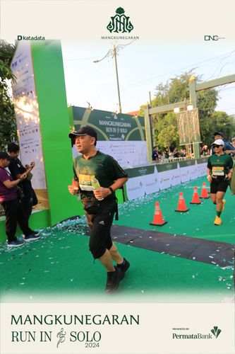 Race photo from Mangkunegaran Run 2024
