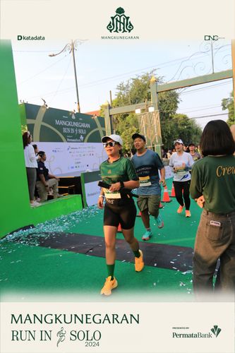 Race photo from Mangkunegaran Run 2024