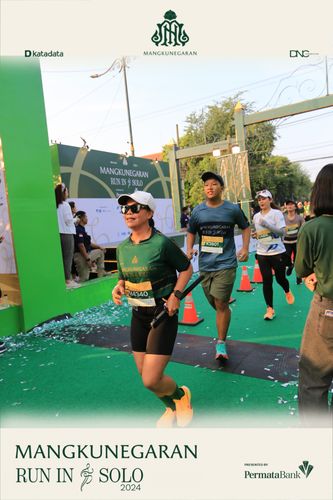 Race photo from Mangkunegaran Run 2024
